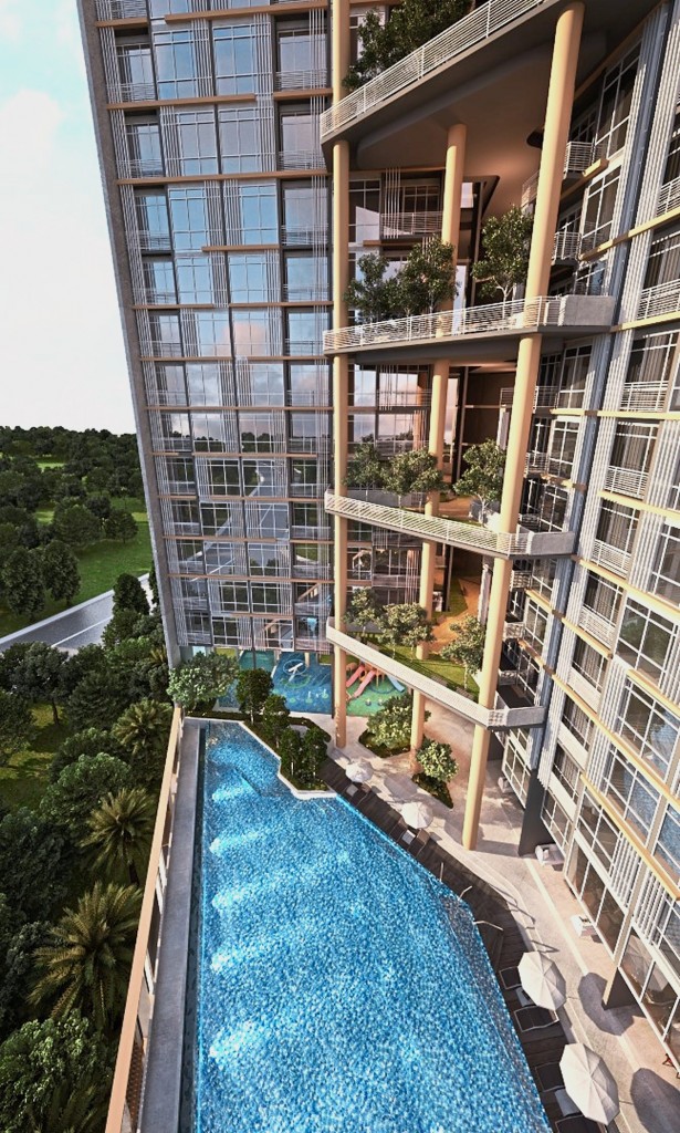 Every floor comes with a sky garden.