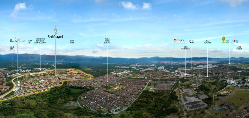 Aerial view of Setia Mayuri
