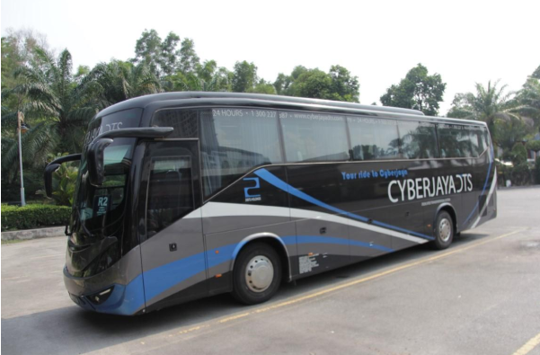 Cyberjaya Designated Transportation System (DTS), a 24-hour transportation system that covers the Klang Valley, Banting, Klang and Seremban.