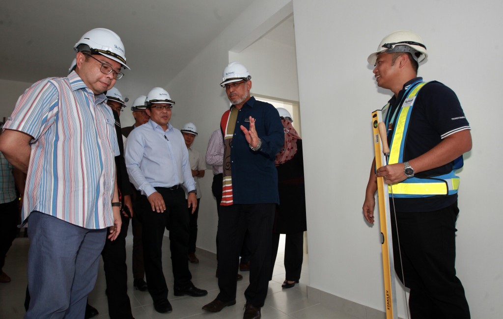 SkyWorld project SkyAwani2 topping off ceremony NORAFIFI EHSAN / The Star