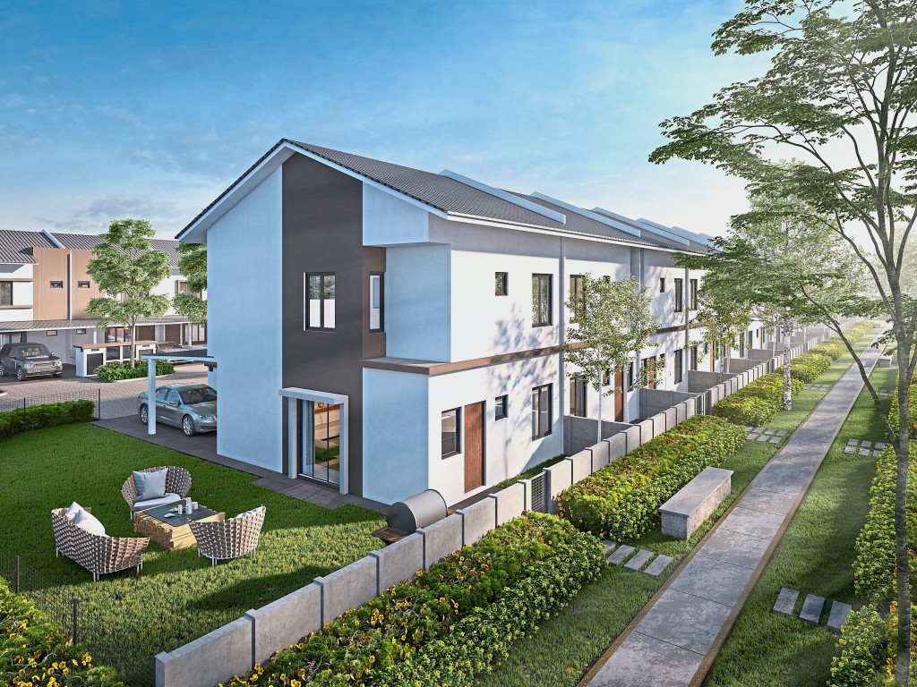 A community-friendly design promotes a sense of togetherness among residents.