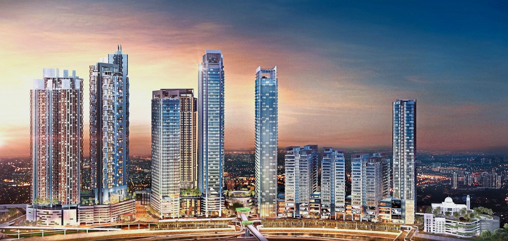 With the tagline 'A world class city within a city', KL Eco City integrates residential, leisure, and the business needs of residents.