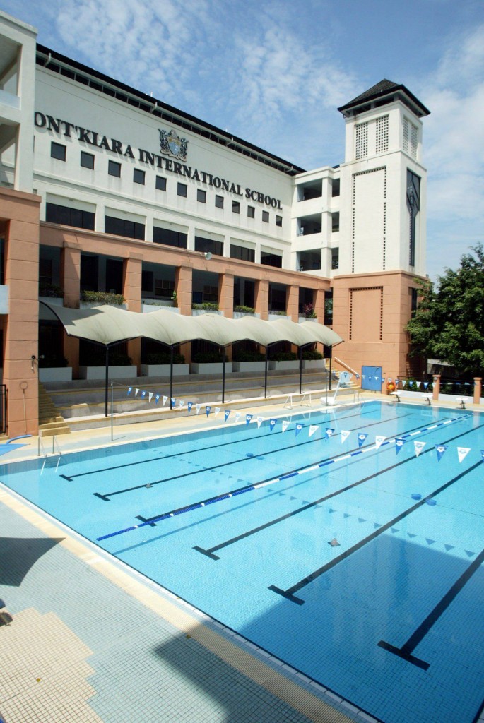 A twenty-five meter pool facility at the Mont Kiara International School (MKIS) in Kuala Lumpur.
