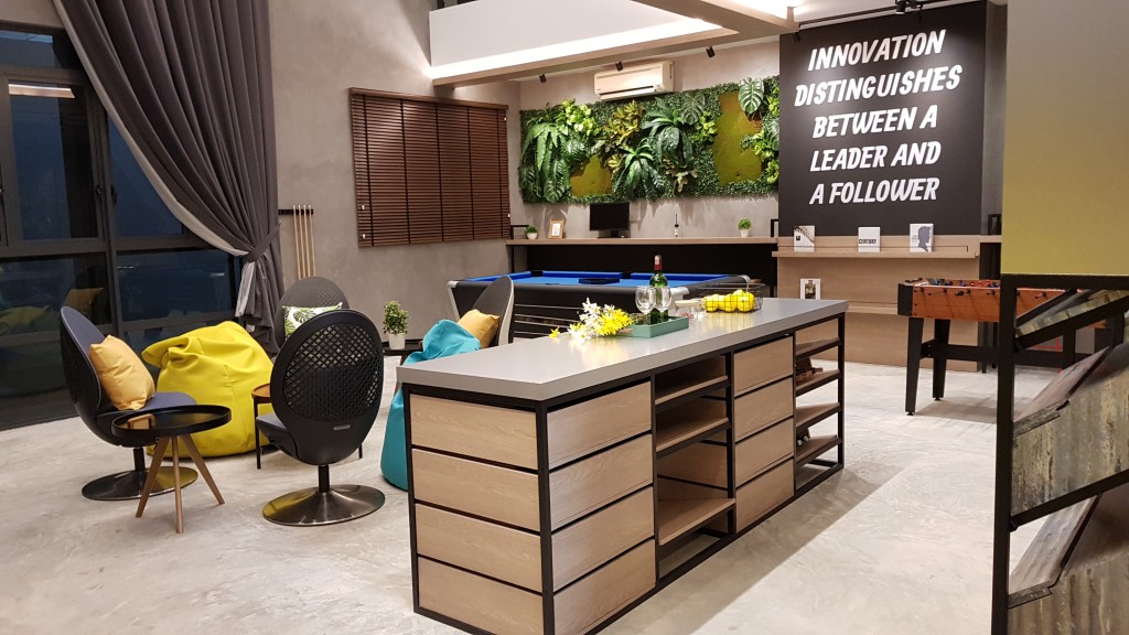 First floor of Stellar Suites duplex unit