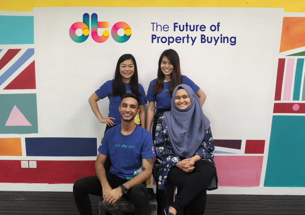 dto co-founders and team members: (standing, from left to right) Marie, Ee Lynn, (sitting, from left to right) Sonel, and Mulyani.