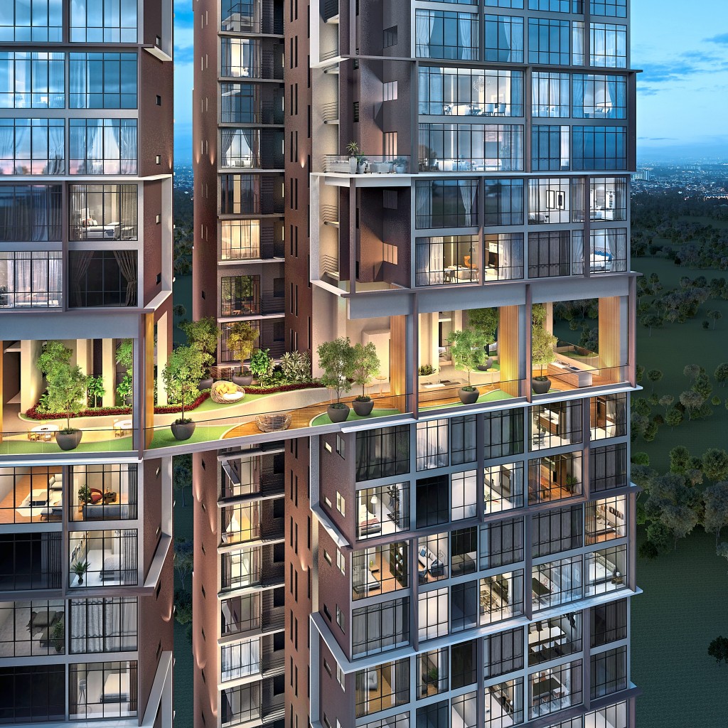 The Peak is an ultra-low density residence with only two to four units per floor in a premier location.
