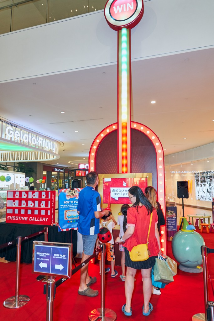 The 20-foot tall Giant Arcade Game is as exciting as it looks!