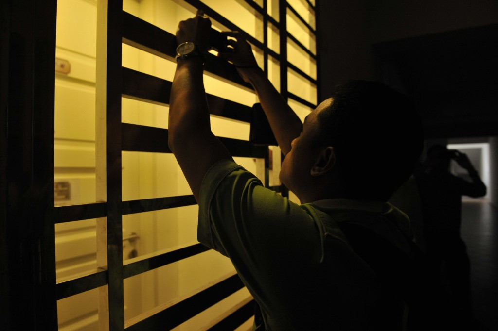 Officers from the Penang Island City Council (MBPP)'s Commissioner of Buildings (COB), as well as two MBPP departments - Licensing Department and Building Department, conducting checks on illegal and unlicensed lodging houses in Birch The Plaza Condominium in Datuk Keramat Road, Penang. George Cheah / The Star / 21 July 2016
