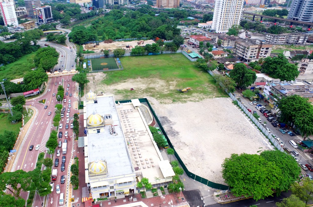 The now flattened DBKL sports club land that will see a new, 50 million ringgit club house coming up in 2020.