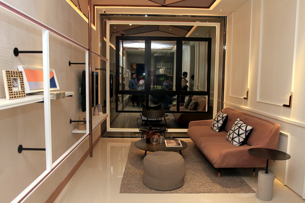 The showroom for one of OSK Property's You City III three-bedroom layouts in Cheras, during the official launch of its integrated transit-oriented development You City III.