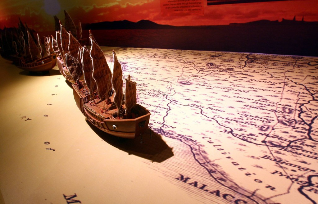 Malacca was where the story of Malaysia officially began. A fleet of ships arriving from across the world is depicted with miniature models to show how the state was once a trading hub for all sorts of precious commodities which eventually led to it being conquered by various foreign powers.