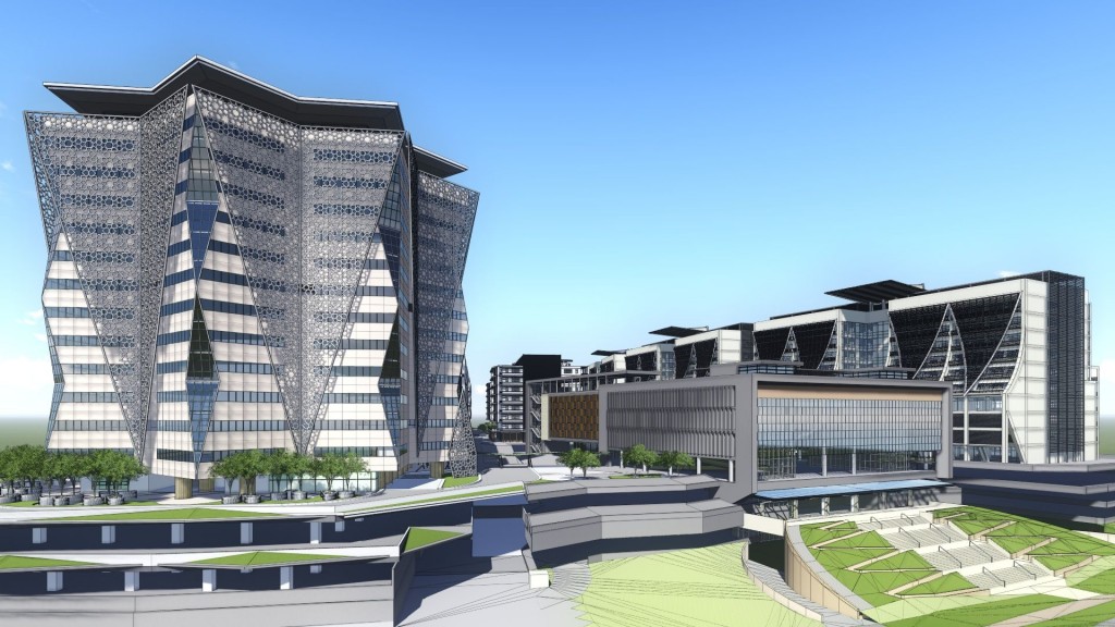 3D visual generated by Sunway Construction Virtual Design and Construction (VDC), or most commonly known as Building Information Modelling (BIM).