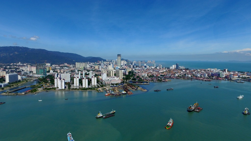 George Town from a drone camera. Image by Se Vena Networks.