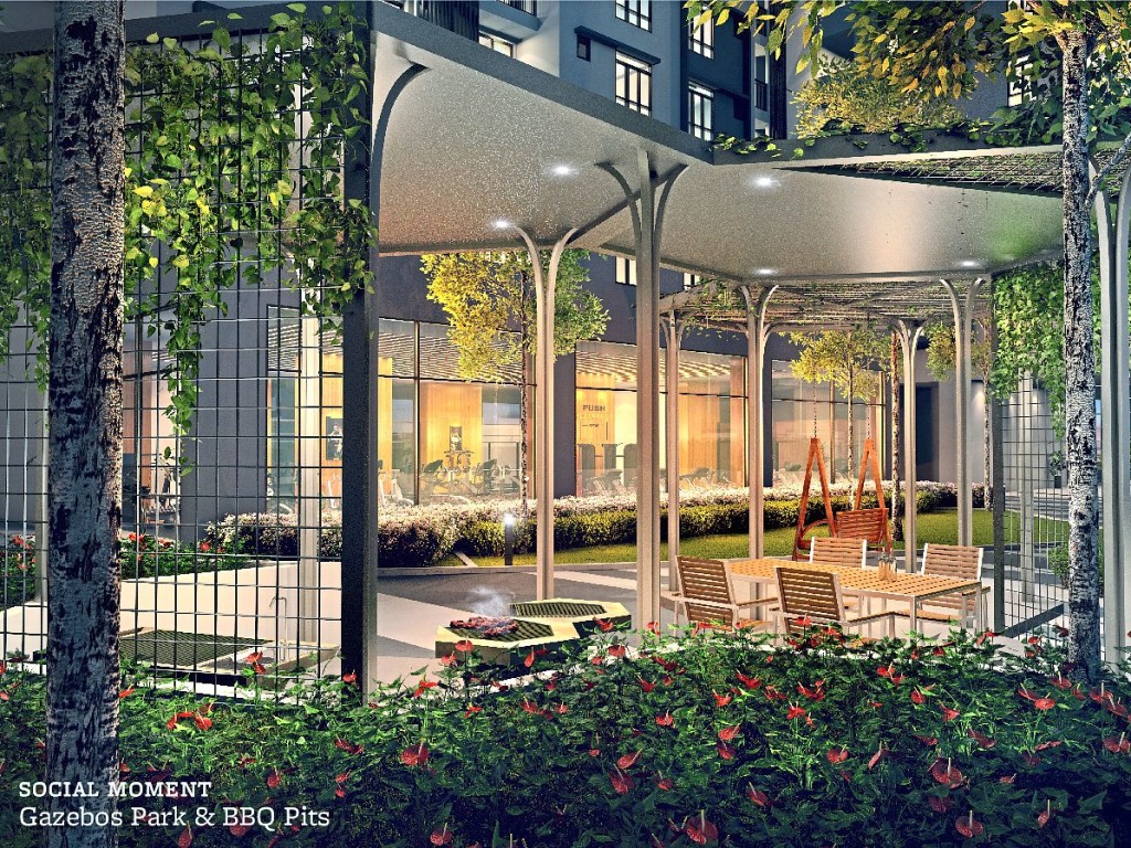 Enjoy quality family time by socialising at the gazebo park, complete with BBQ pits.