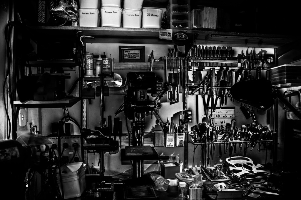 Pictured: Not your average home workshop. Photo by Carlos Irineu da Costa on Unsplash.