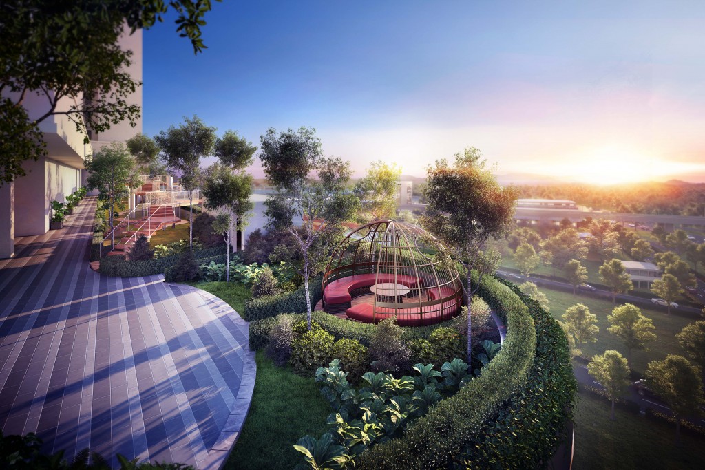 Trion@KL is designed to be an urbanite's haven in the city, with 1.2 acres of landscaped lush greenery and a breathtaking vista of the city centre.