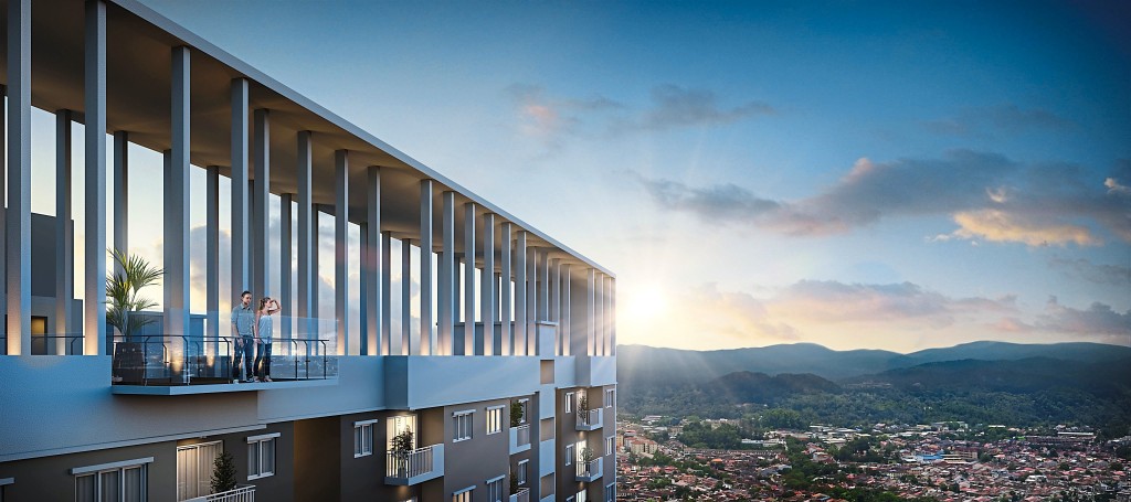 Experience the breathtaking panorama of the cityscape via the viewing deck.