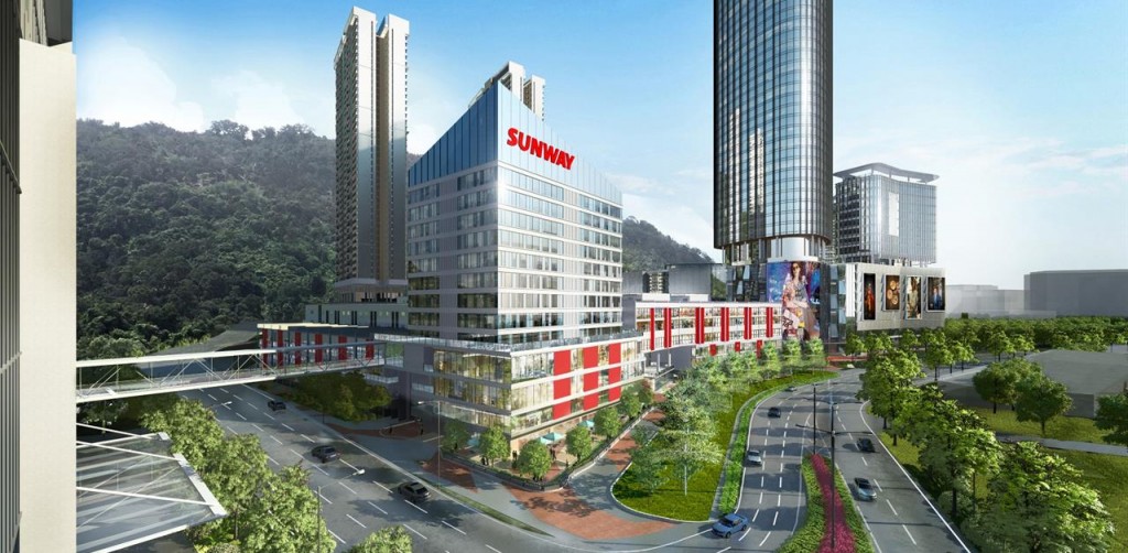 An artist impression of Sunway Valley City