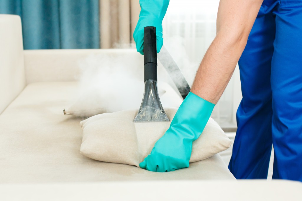 Add disinfecting chemicals to your steam cleaner if the steam temperature is not hot enough to disinfect.