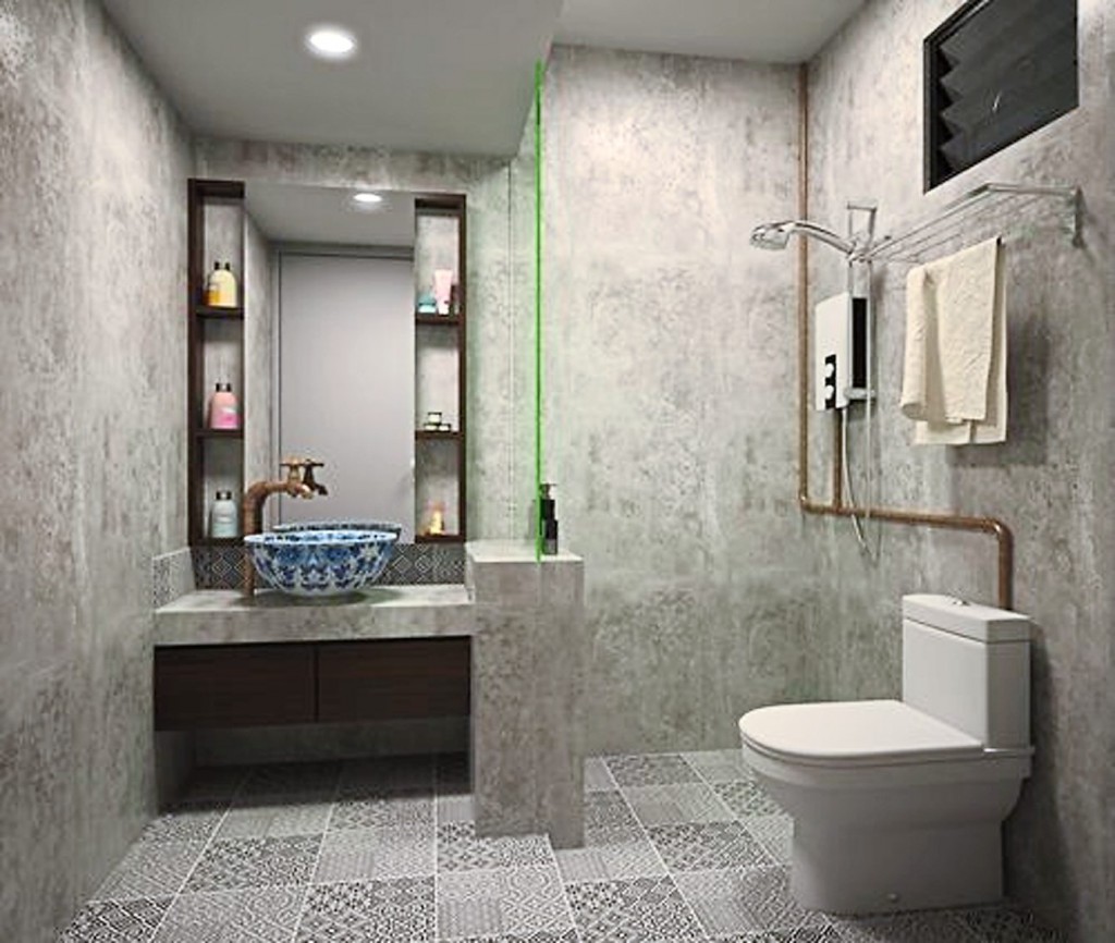 A modern interpretation utilising Baby-Nyonya elements, done by Docs Interior Sdn Bhd.