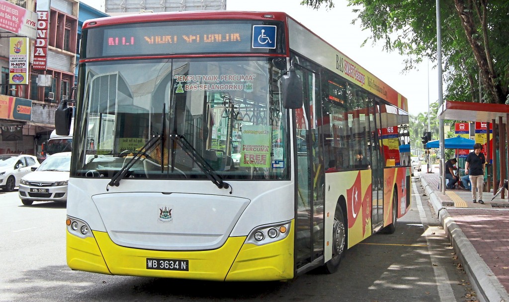 Smart Selangor bus services.