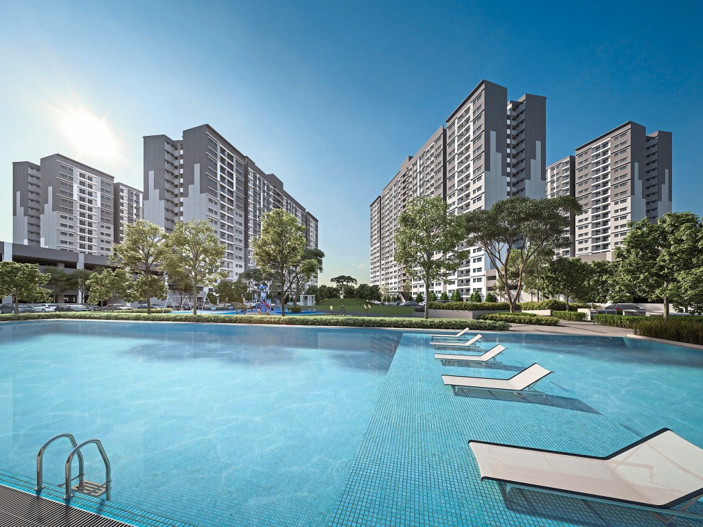 Artist impression of Melodi Perdana apartments.