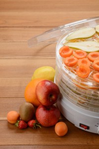 Fresh fruits and a dehydrator