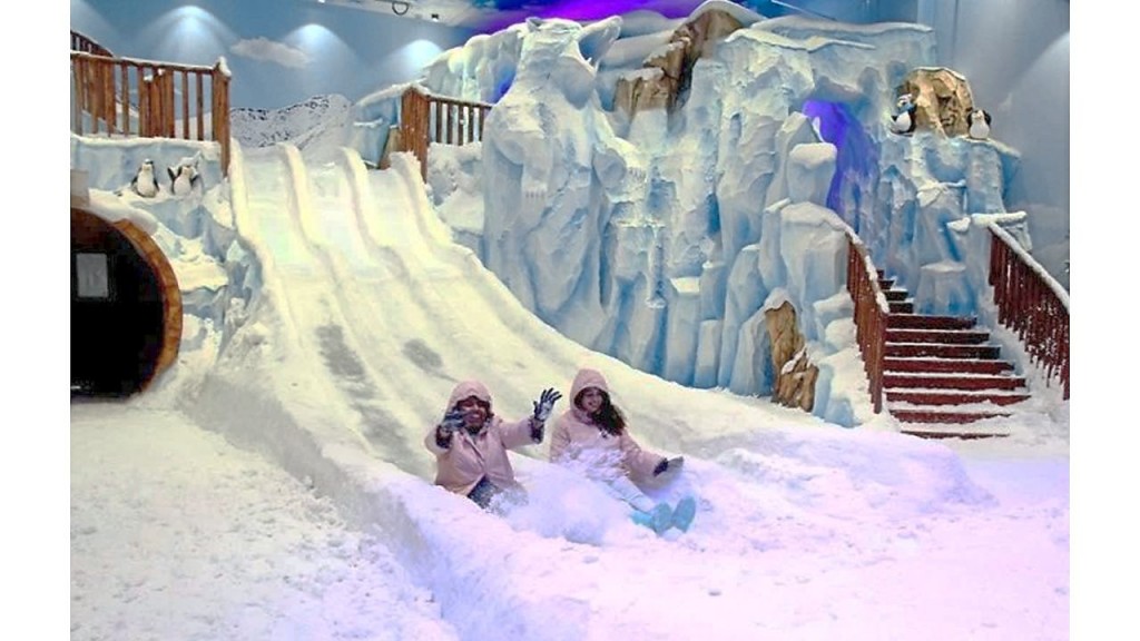 Technology brings about family entertainment venues like Snowalk, an arctic environment with snow falls and rides.