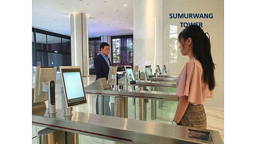 Sumurwang Tower is equipped with face recognition system and smart elevators.