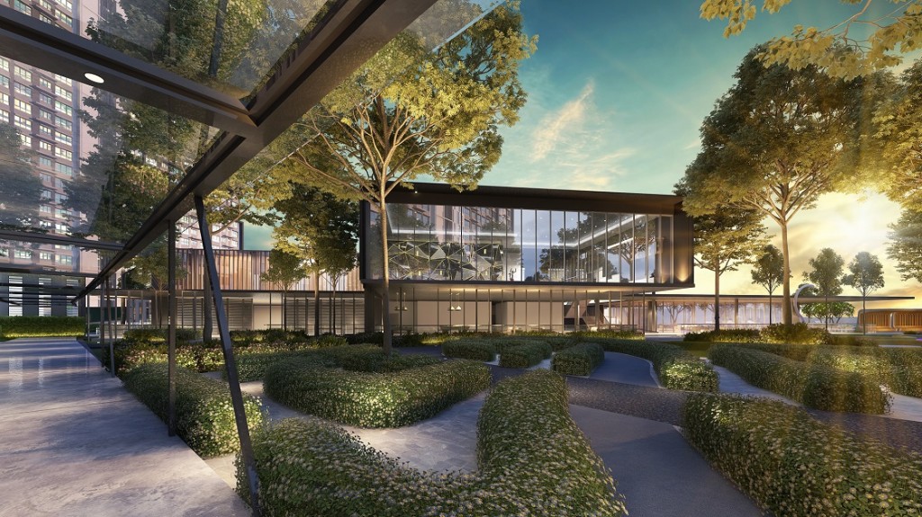 The clubhouse hosts a luxury gym.