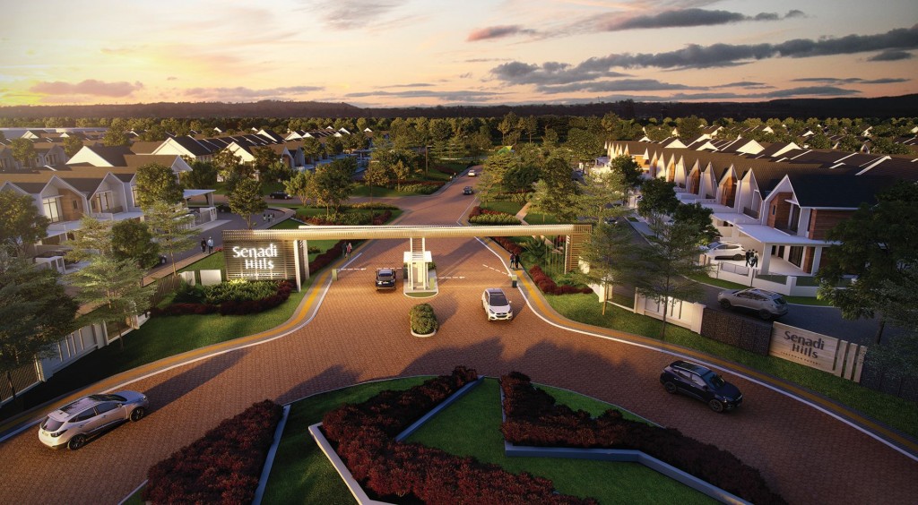 The entrance to Senadi Hills.