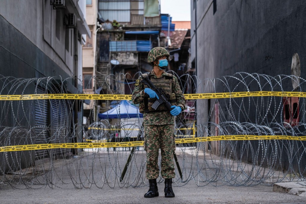 Swift action was taken to lock down red zones.