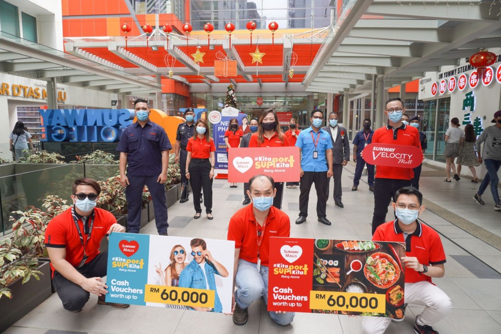 RM120,000 worth of dining and lifestyle cash vouchers given out.