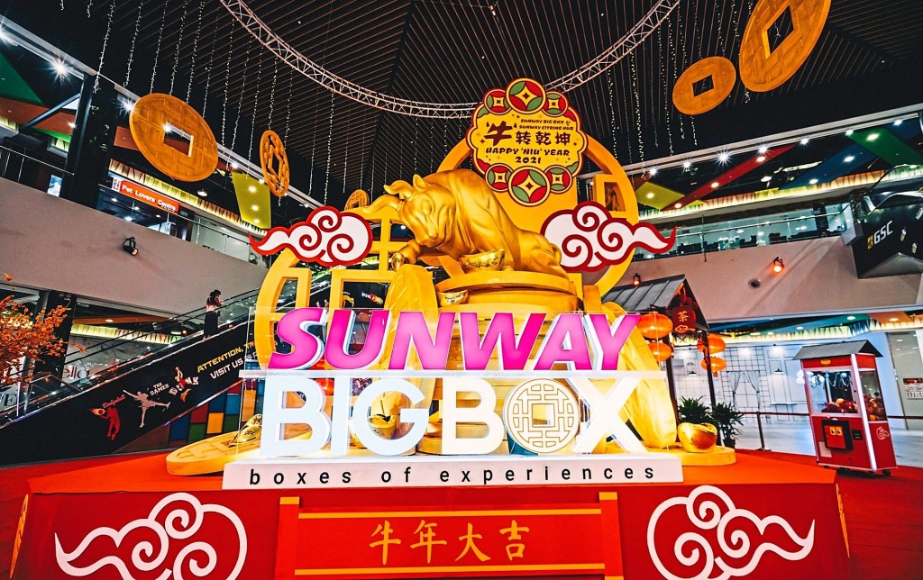 Visitors can snap CNY selfies at Sunway Big Box Retail Park.