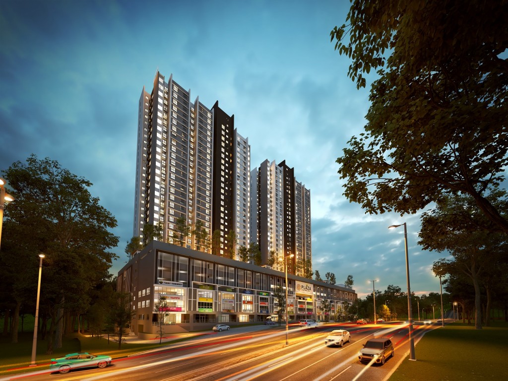 The Plaza@Kelana Jaya service apartments are priced from RM388,000.