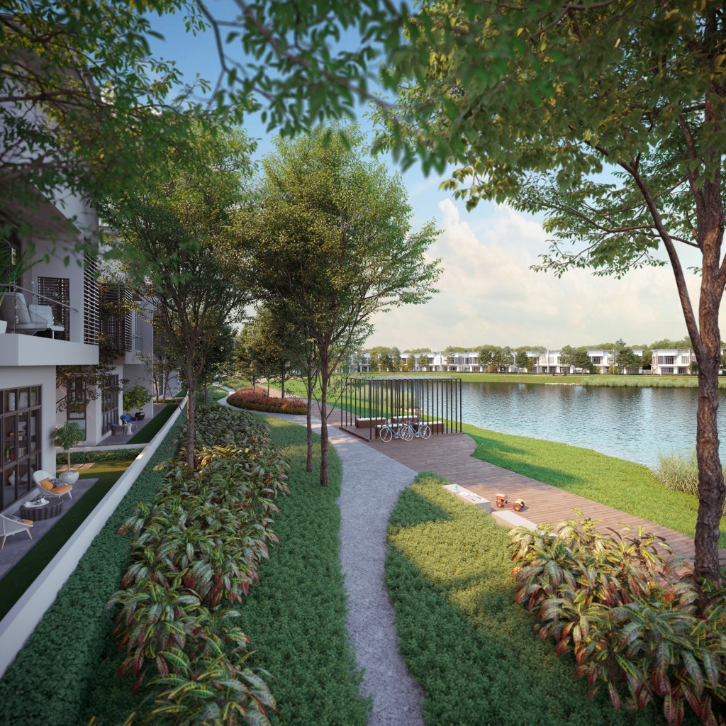 Sejati Lakeside offers tranquil lakeside living.