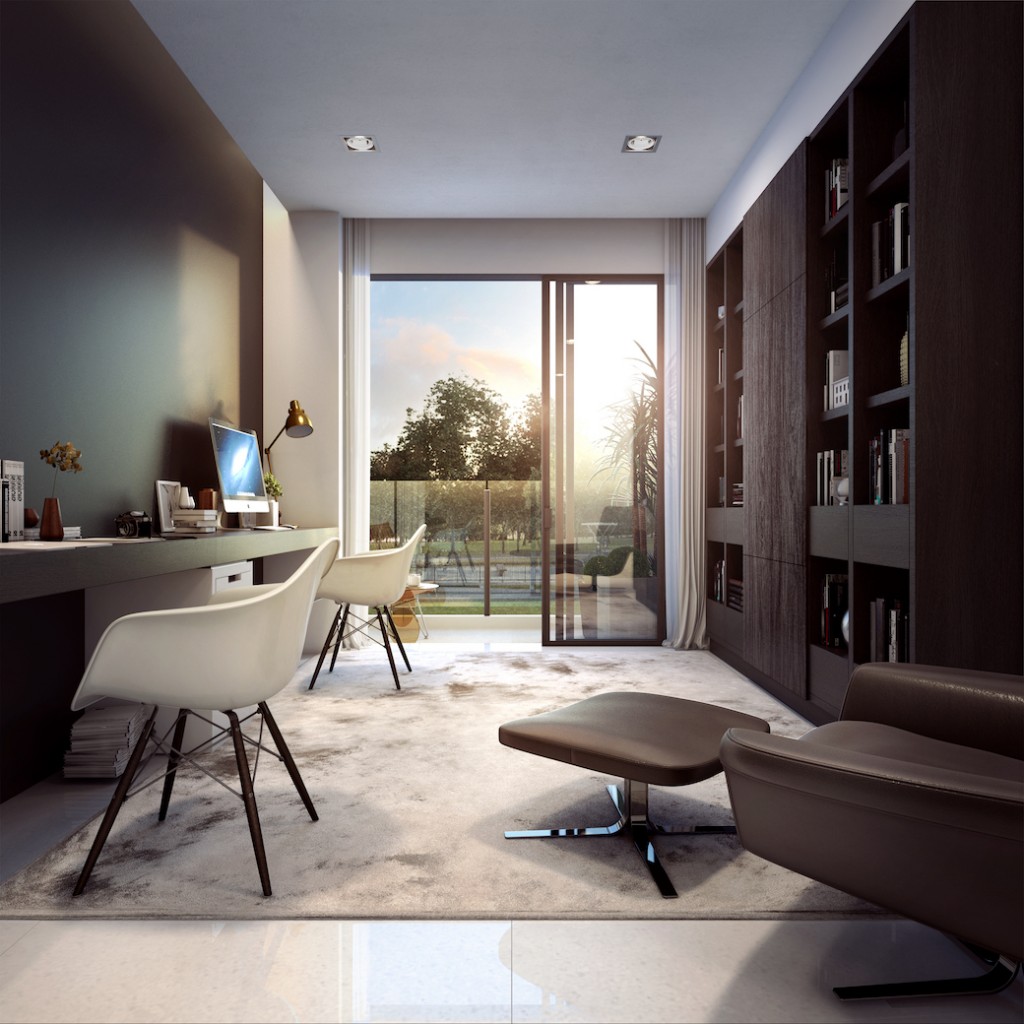 Plenty of light penetration makes artificial lighting unnecessary for most of the day.