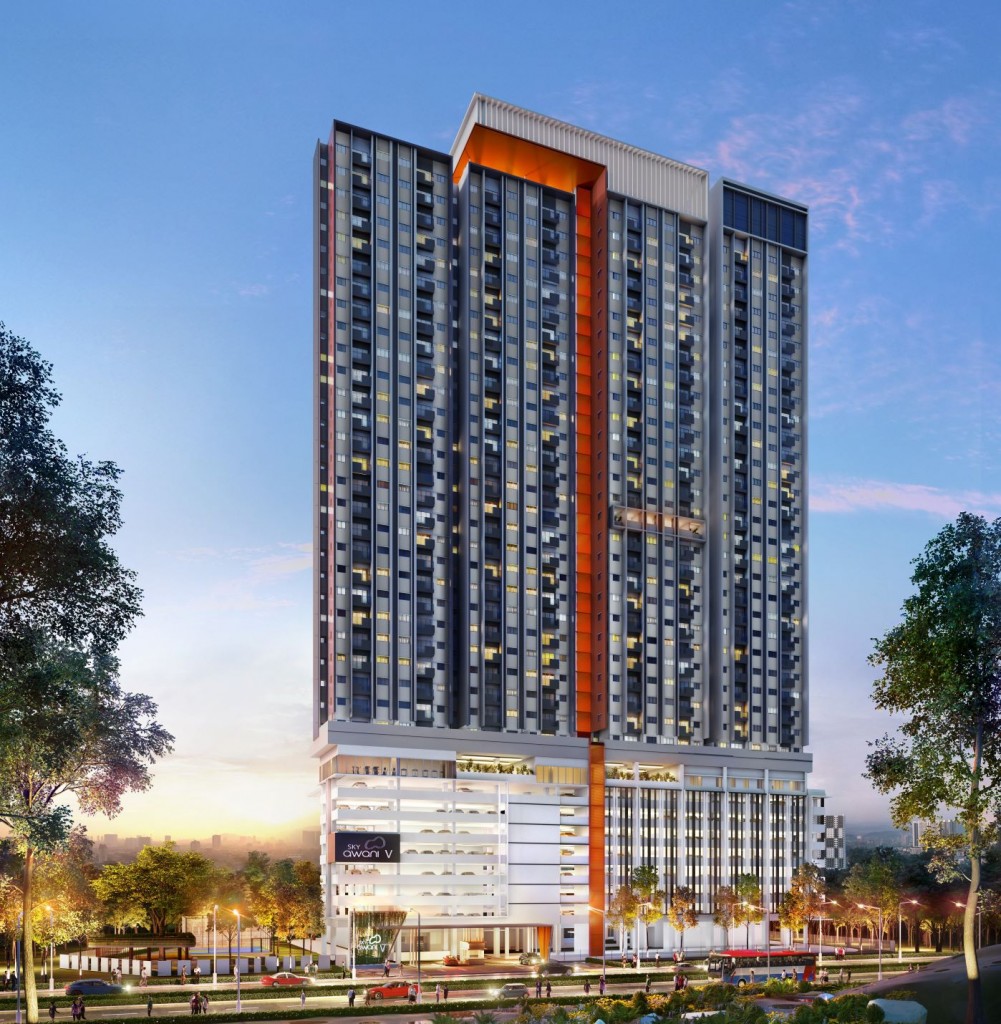 SkyAwani 5 in Sentul offers spacious homes with full-fledged condominium facilities.
