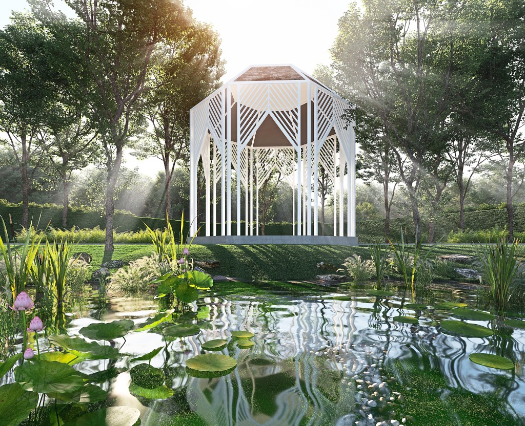 Bask in the serenity of nature while frolicking along the 37-acre Bidara Lake.