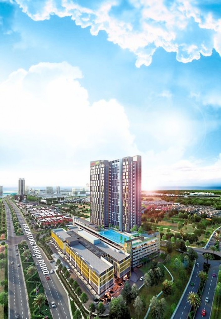 With a total of 501  units, the Sunway GRID  Residence stretches  across 5.11 acres of land.