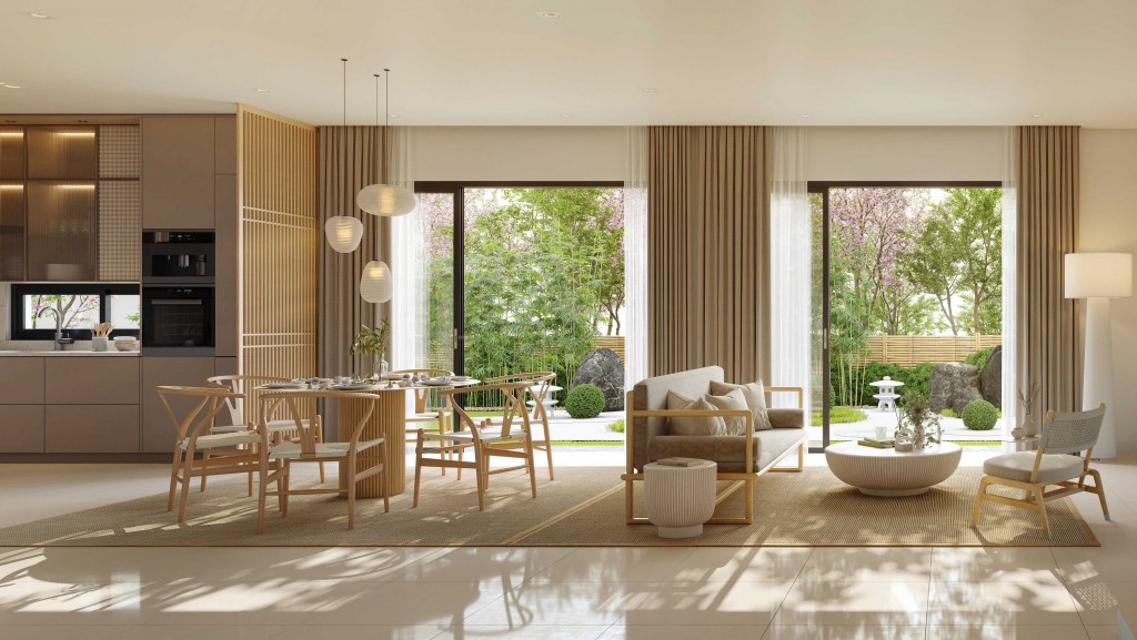 The garden terrace homes feature built-ups from 2,293 sq ft to 3,002 sq ft.