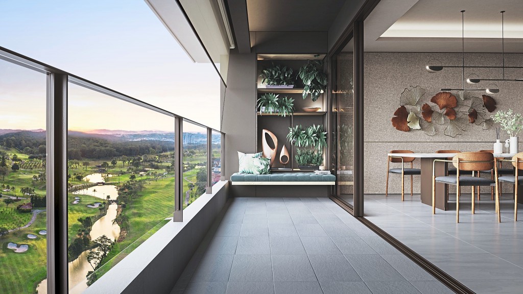 Aetas’ west facing units are designed to reduce heat transmission.