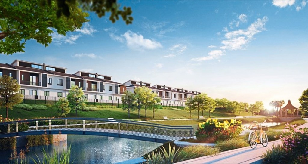 Artist’s impression of Gemala Residences amidst lush greenery and nature.