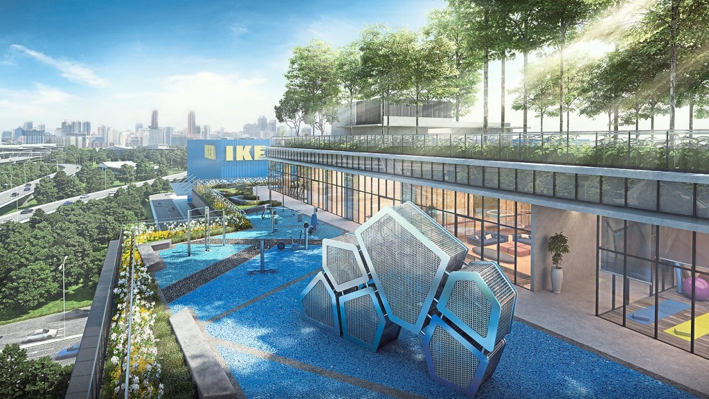 Landmark buildings beckon on the horizon, coupled by the nearby conveniences like Ikea and MyTown shopping centre.