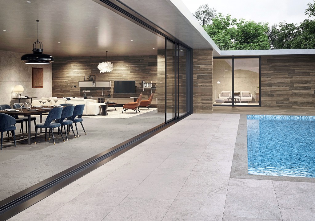 Guocera tiles are great for both indoor and outdoor surfaces.