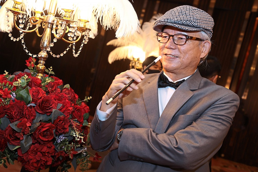 Panasonic Malaysia general manager Chew Keng Heng certainly looks the part for the theme.