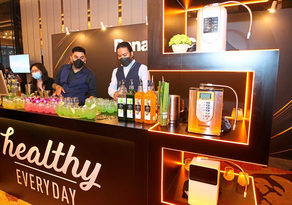 The Panasonic Malaysia mixologist bar was a hit with its healthier drinks.