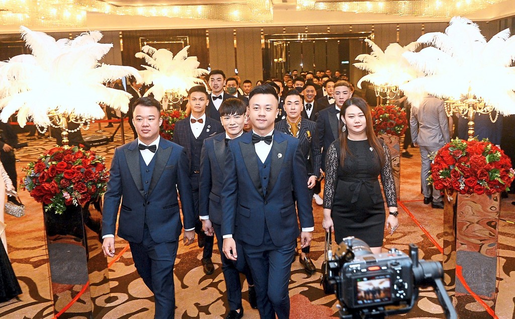 The Foreward Realty team looking dapper as they marched into the ballroom.