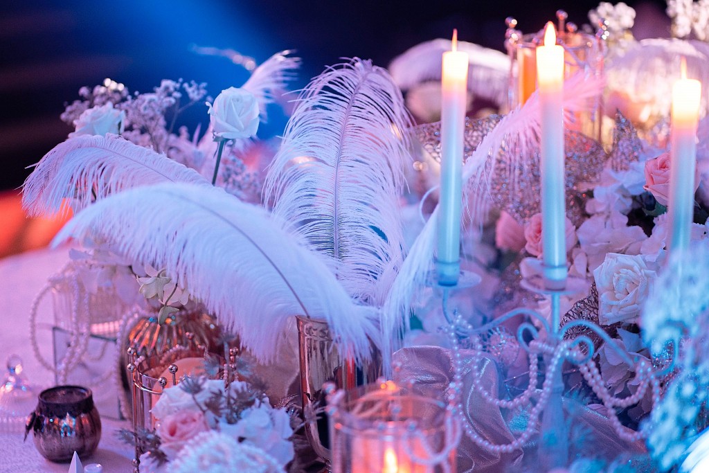 The decorations closely reflected The Great Gatsby theme.