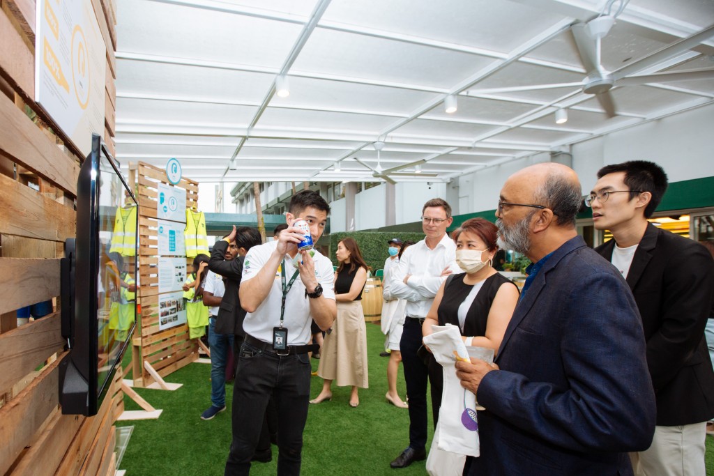 Sharing some of the campaigns at the ZERO Irresponsible Drinking booth.